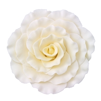 Jumbo Gum Paste Formal Rose - White