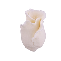 Gum Paste Formal Rosebud On A Wire - Ivory