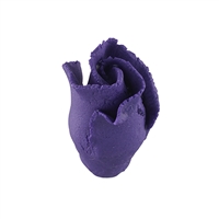 Gum Paste Formal Rosebud On A Wire - Purple