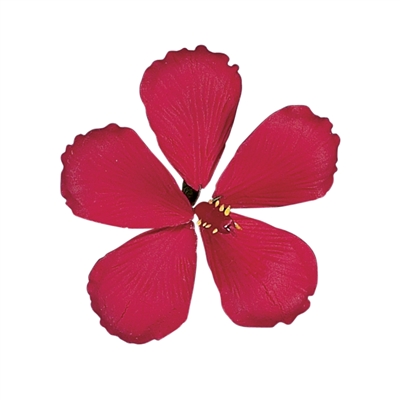 Gum Paste Hibiscus - Red