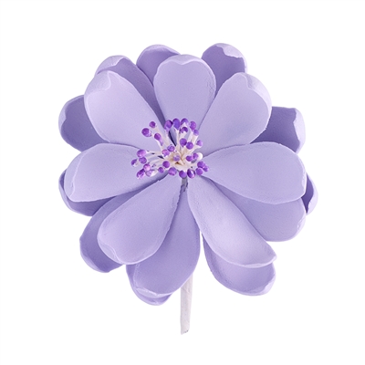 Medium Gum Paste Lotus - Lavender
