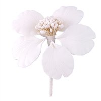 Medium Gum Paste Camellia Blossom - All White