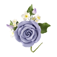 XL Rose And Rosebud Corsage - Assorted Colors
