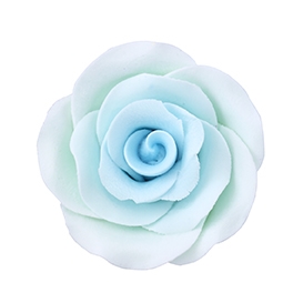 Med-Lg Gum Paste Rose - Blue