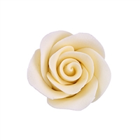 Med-Lg Gum Paste Rose - Ivory
