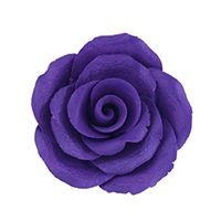 Large Gum Paste Rose - Purple