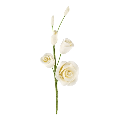 Gum Paste Rose Filler - Ivory