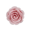Med-Lg Gum Paste Garden Rose On A Wire - Pink