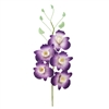 Gum Paste Spath Orchid Spray - Purple