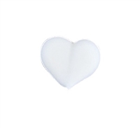Mini Royal Icing Heart - White