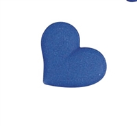 Small Royal Icing Heart - Blue