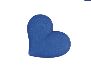 Medium Royal Icing Heart - Blue
