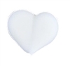 Large Royal Icing Heart - White