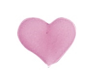 Mini Royal Icing Heart - Pink