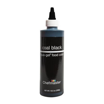 Chefmaster Liqua-Gel Colors (10.5 oz.) - Coal Black