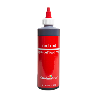 Chefmaster Liqua-Gel Colors (10.5 oz.) - Red Red