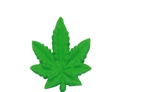 Royal Icing Marijuana Leaf (Med.) - 1"