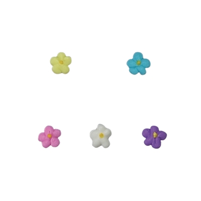 Mini Royal Icing Drop Flower - Assorted Colors