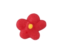 Mini Royal Icing Drop Flower - Red