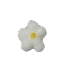 Mini Royal Icing Drop Flower - White