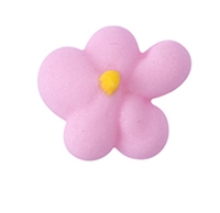 Small Royal Icing Drop Flower - Pink