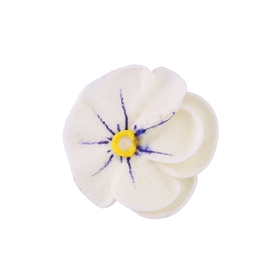 Medium Royal Icing Pansy - Assorted Colors