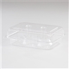 Clear Plastic Hinged Cup Cake Holder - 6 Count (350 Pieces)