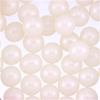 12mm Edible Pearlized Dragees - White Gloss