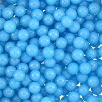 6mm Edible Pearlized Dragees - Blue Gloss