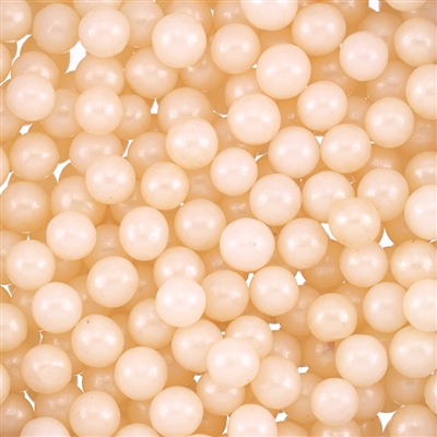 6mm Edible Pearlized Dragees - Ivory Gloss