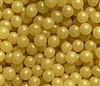 6mm Edible Pearlized Dragees - Golden Yellow