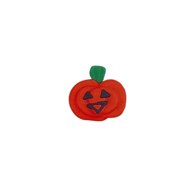 Medium Royal Icing Pumpkin Jack-O-Lantern