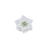 Med-Lg Royal Icing Poinsettia - White