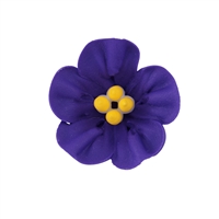 Med-Lg Royal Icing Petunia - Purple