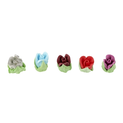 Royal Icing Rosebud - Assorted Colors (2 Colors Of Your Choice)