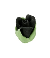 Royal Icing Rosebud - Black