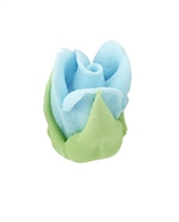 Royal Icing Rosebud - Blue