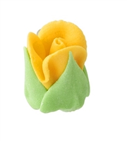 Royal Icing Rosebud - Golden Yellow