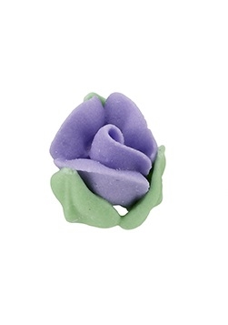 Royal Icing Rosebud - Lavender