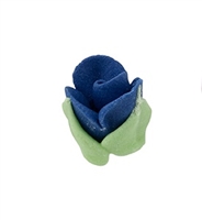 Royal Icing Rosebud - Royal Blue