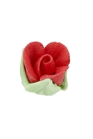 Royal Icing Rosebud - Red