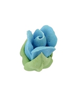 Royal Icing Rosebud - Sky Blue