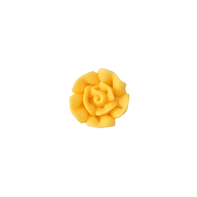 Mini Royal Icing Rose - Golden Yellow