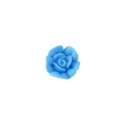 Mini Royal Icing Rose - Sky Blue