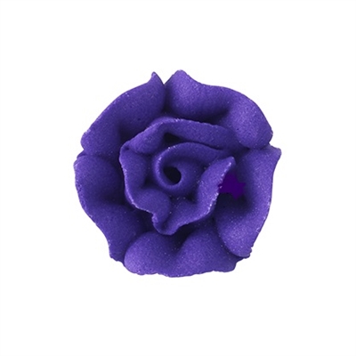 Small Royal Icing Rose - Purple