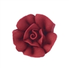 Medium Royal Icing Rose - Burgundy