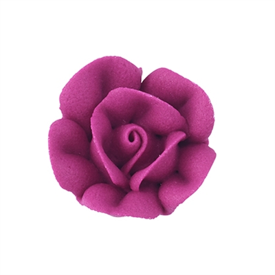 Medium Royal Icing Rose - Fuchsia