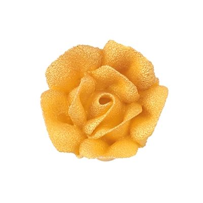 Medium Royal Icing Rose - Metallic Gold