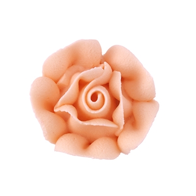 Medium Royal Icing Rose - Peach