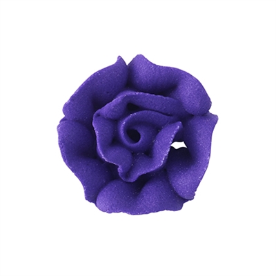 Medium Royal Icing Rose - Purple